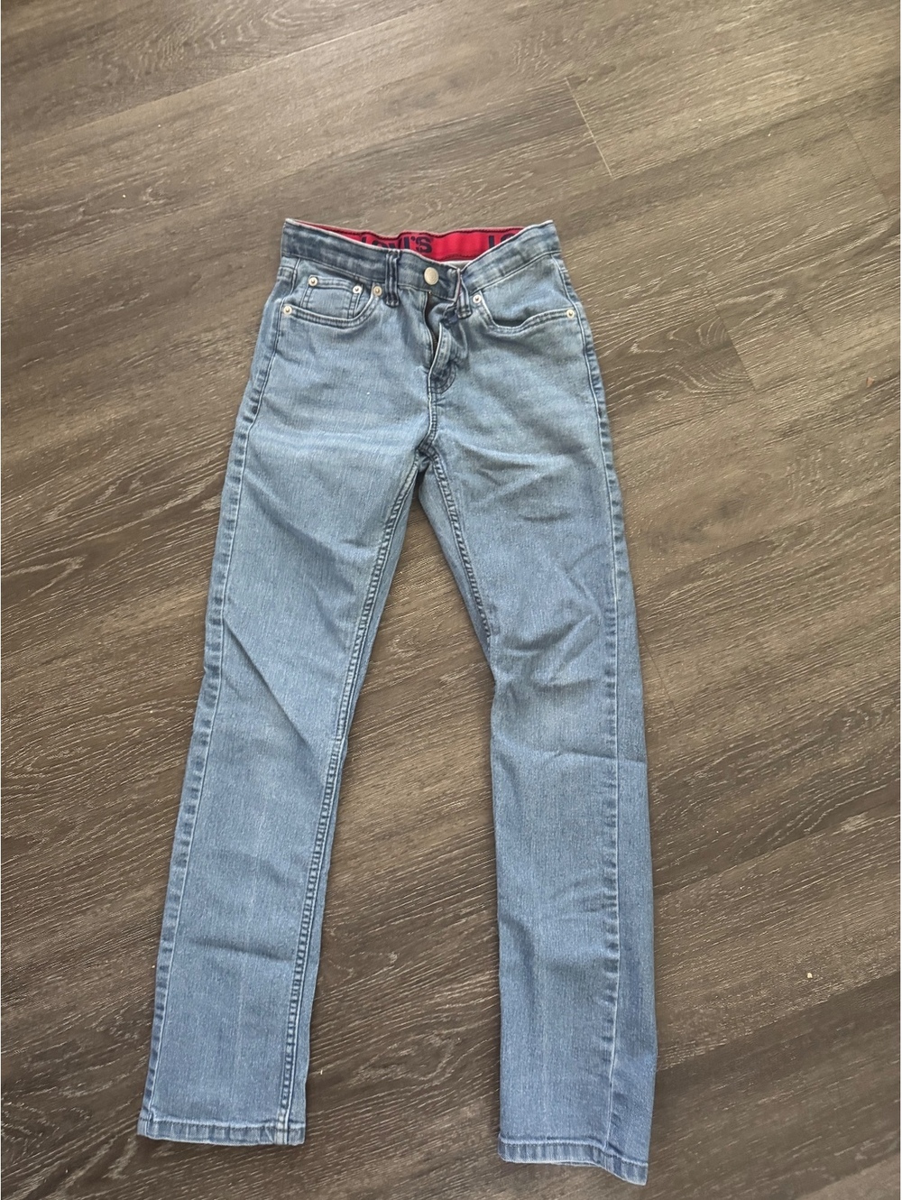 Levi’s 511 Slim Boys Jeans Size 14 Regular 27 Waist Blue Denim Straight Leg